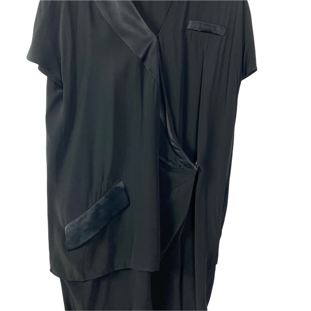 BR Banana republic dress black lagen look dress layered size 12 casual dress - Picture 3 of 11